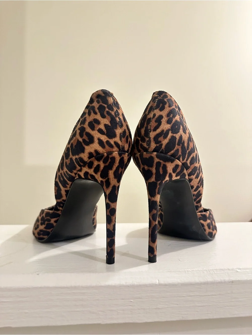🐆 Marc Fisher Leopard Print D’Orsay Stiletto Pumps | Size 6